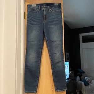 J Crew 9' High Rise Skinny Jeans - Size 29 - Perfect Condition